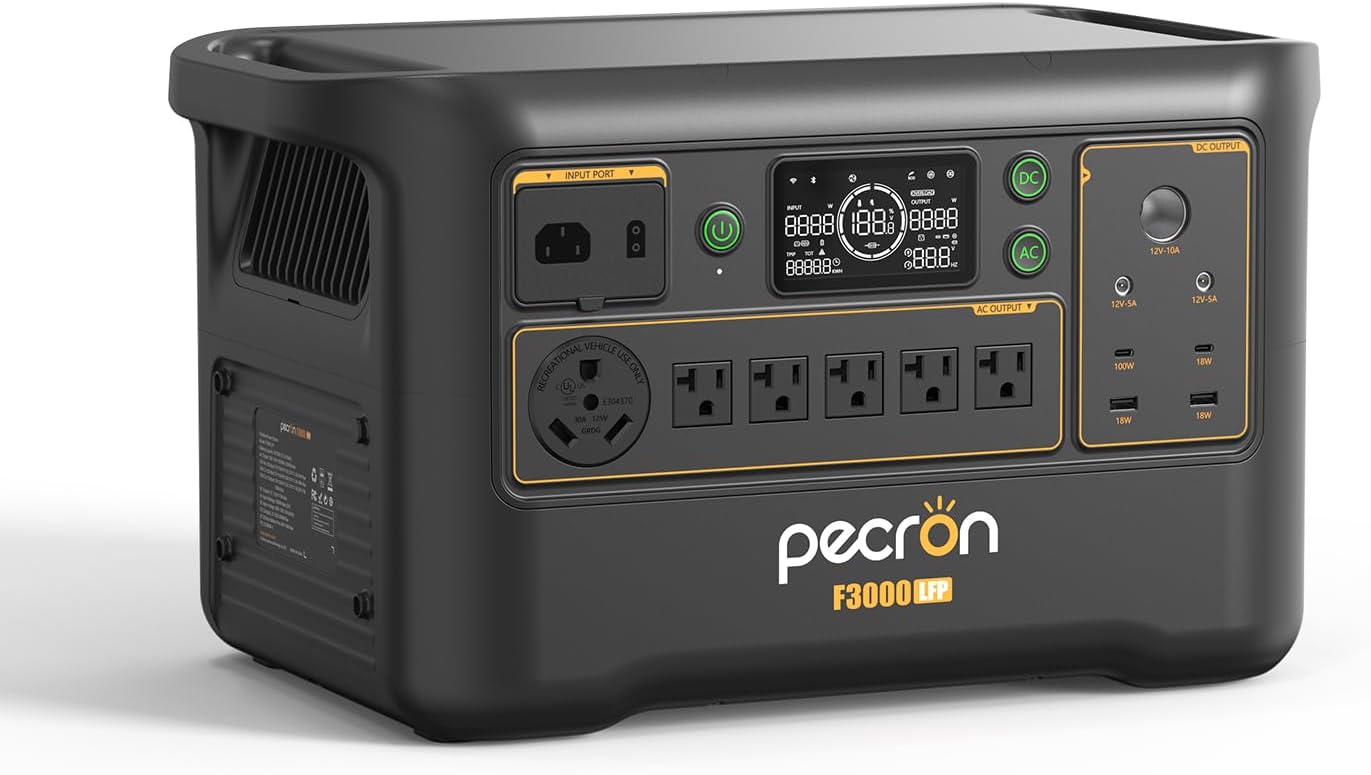 Compact power station for RV portable power