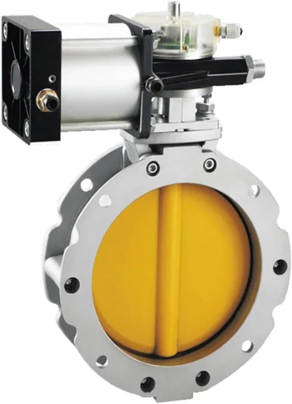 RV sewer management - double flanged butterfly valve connector