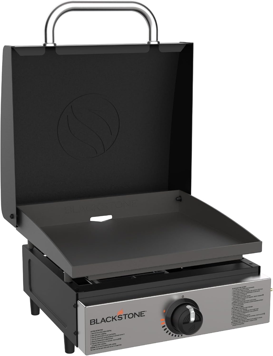 Portable Blackstone griddle - versatile RV outdoor living gear for group cooking