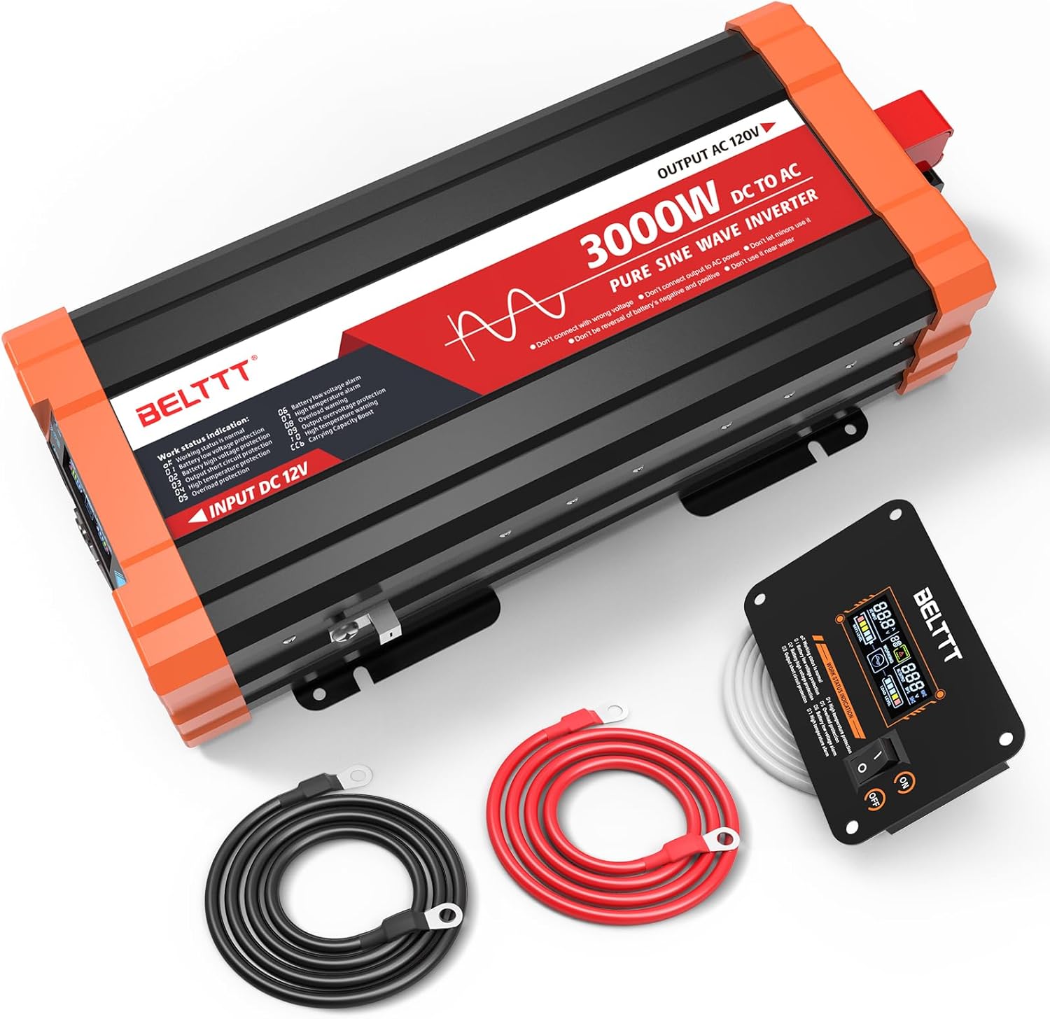 RV power inverter for AC power conversion
