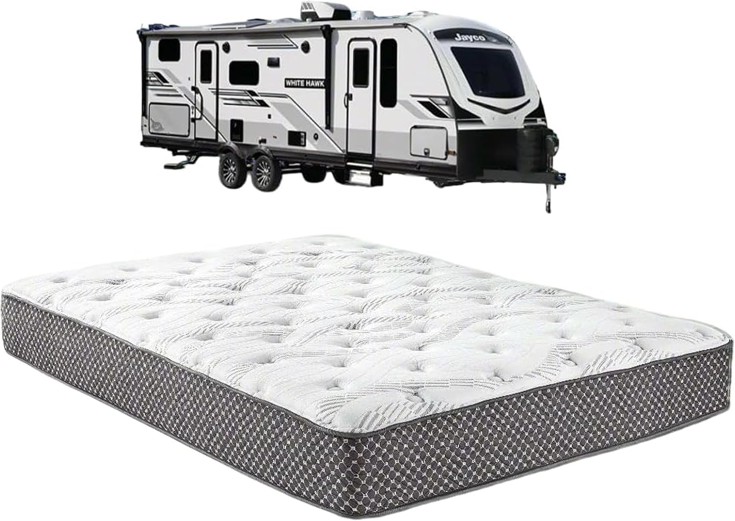 Hybrid mattress for RV bedding and sleep comfort