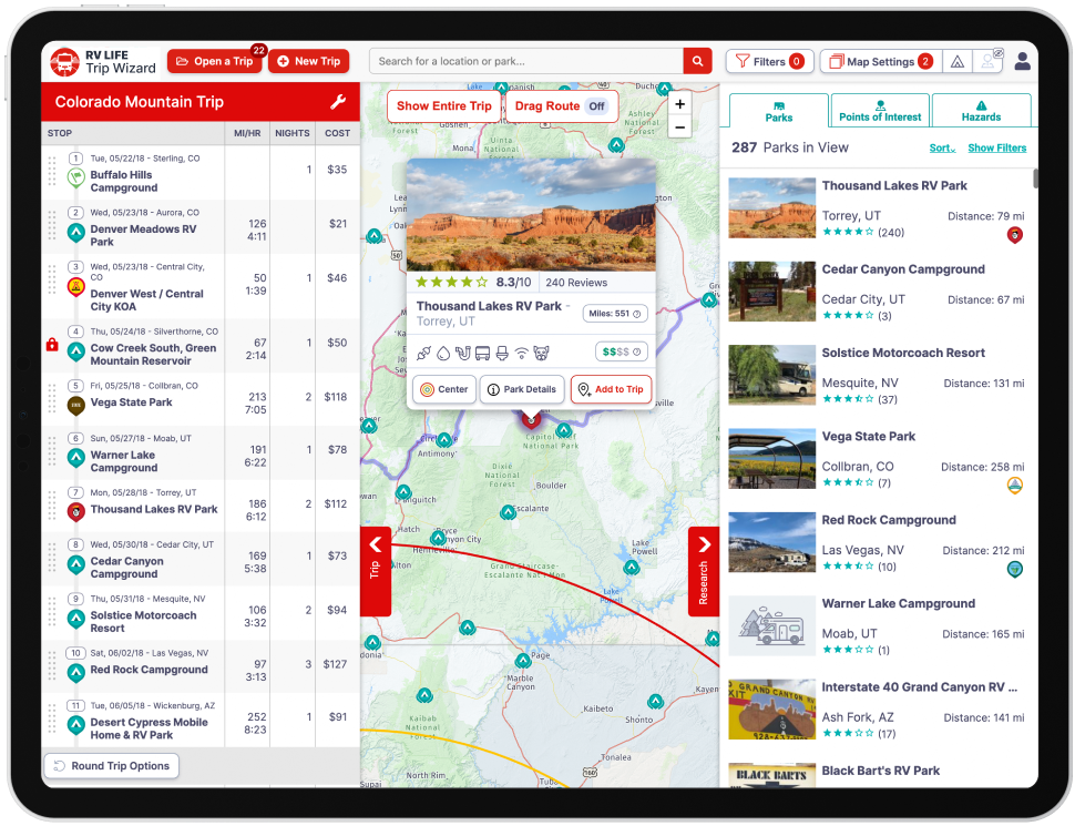 Best RV lifestyle platform for trip planning, maintenance tracking, and community features