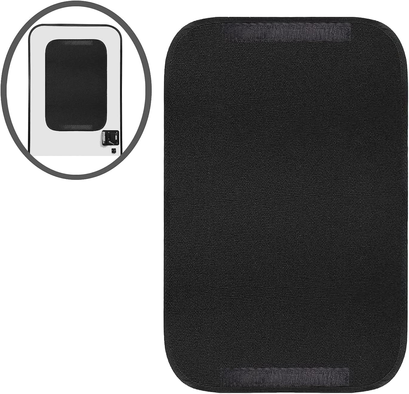 Camper front window rock guard protection