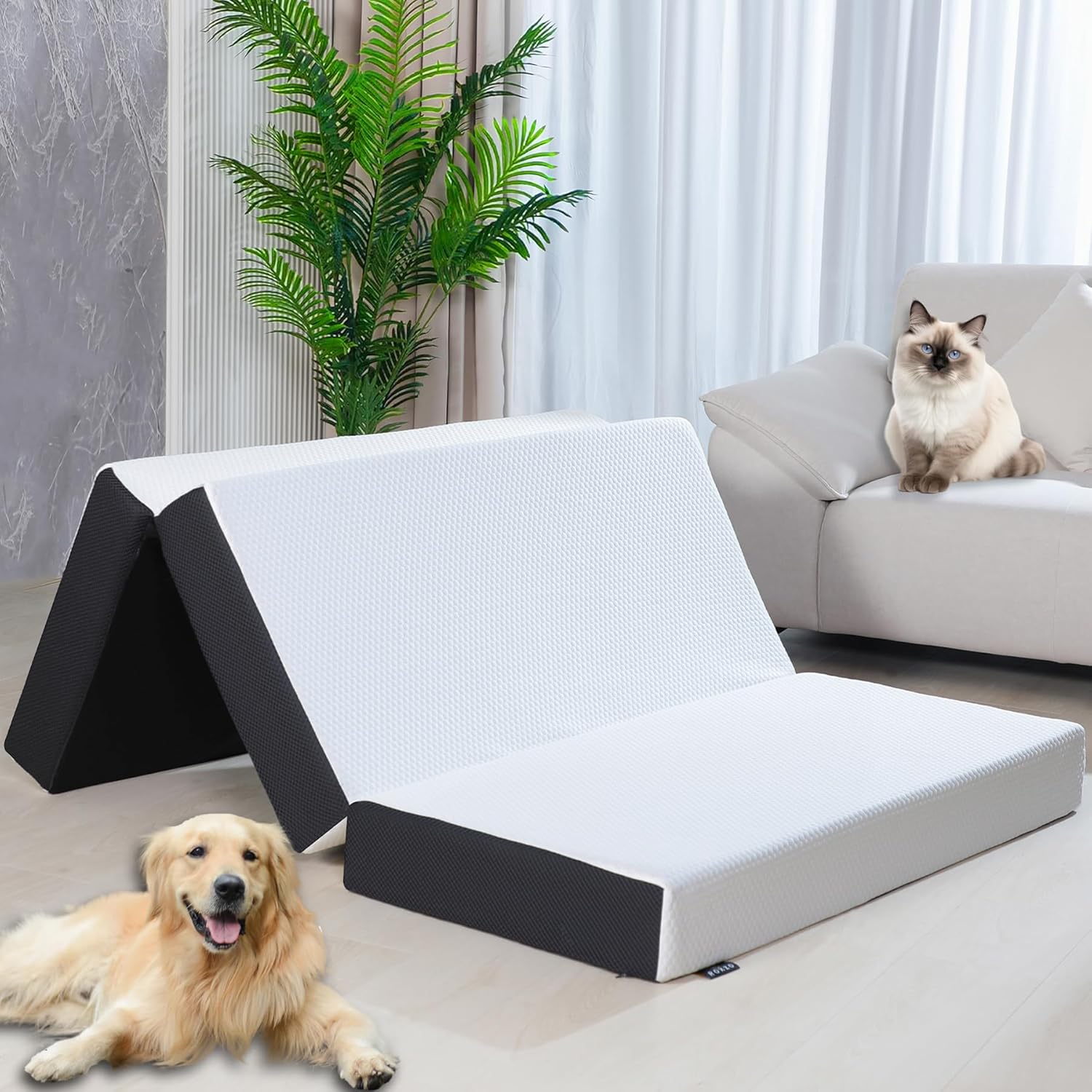 Portable folding mattress for RV bedding and sleep comfort solutions