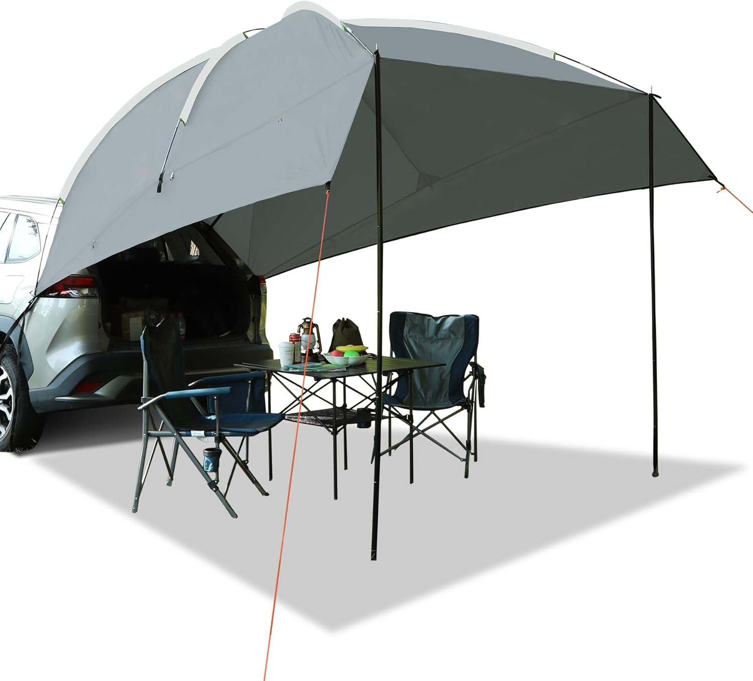 Portable sun shelter for outdoor camping