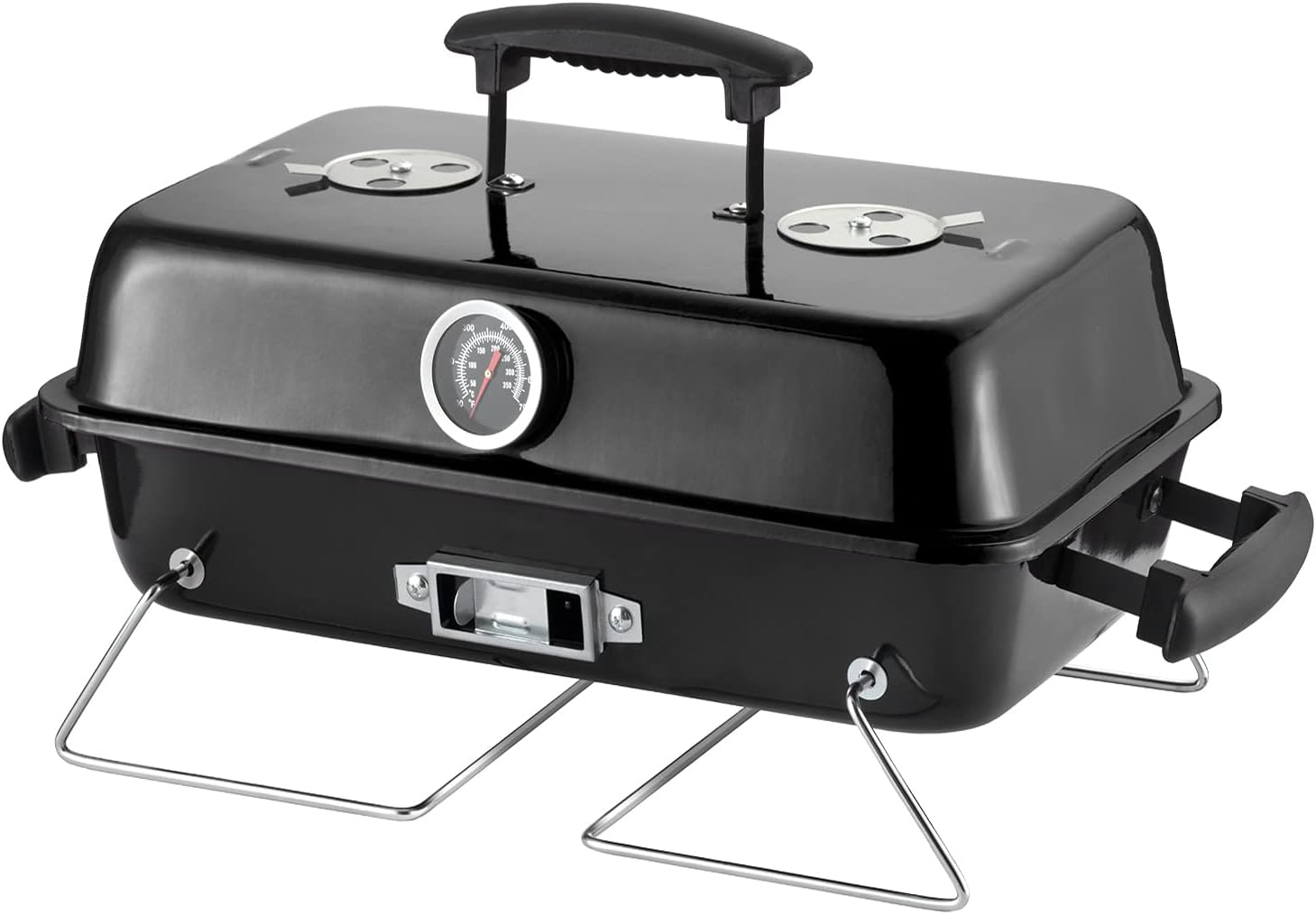 Portable Charcoal Grill, Tabletop Outdoor Barbecue Smoker