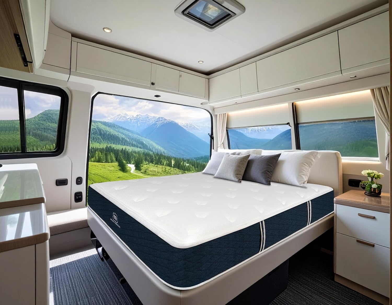 Dreamfoam Bedding Short Queen RV Mattress