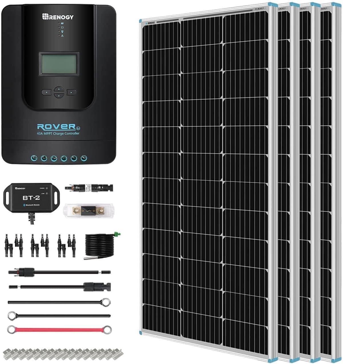 Renogy 400W monocrystalline RV solar panel kit