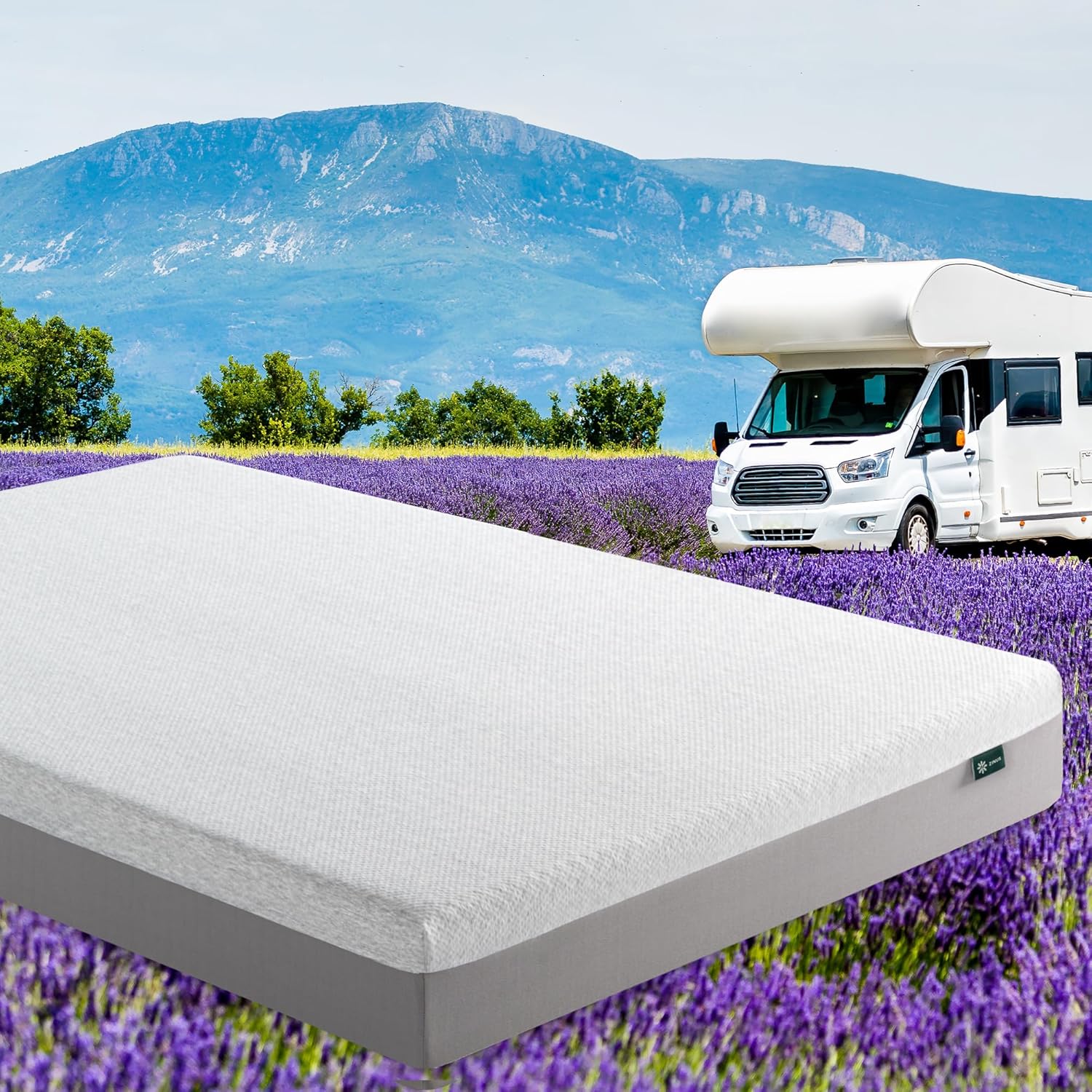 Zinus Memory Foam Short Queen RV Mattress
