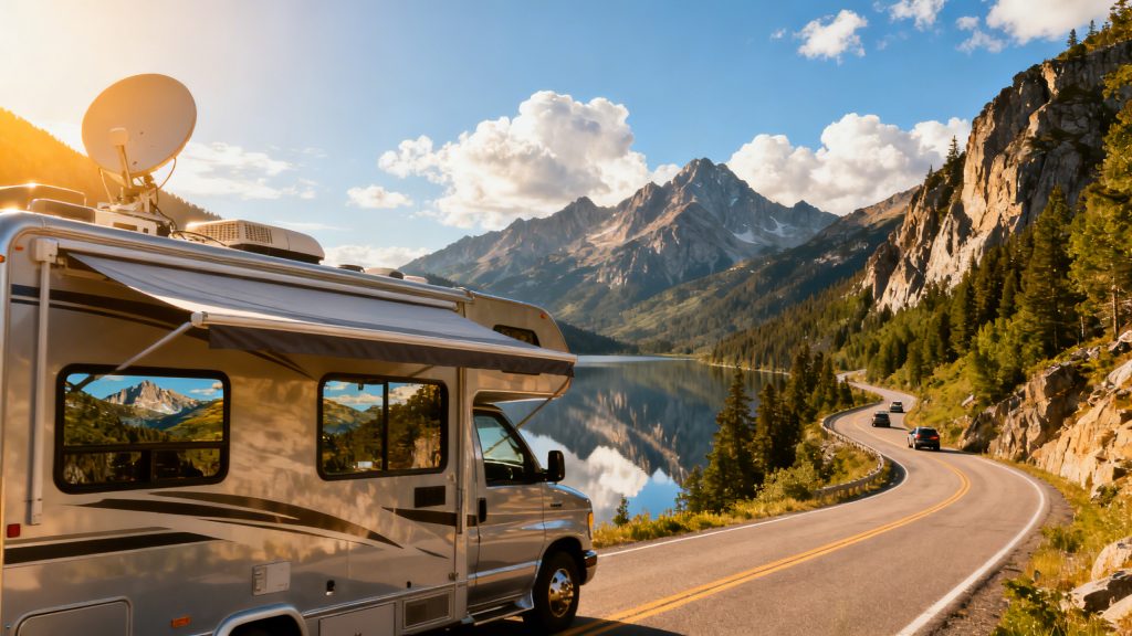 RV Navigation Through Mountain Passes