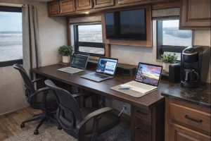 Creating a Mobile Office Setup That Actually Works in Your RV