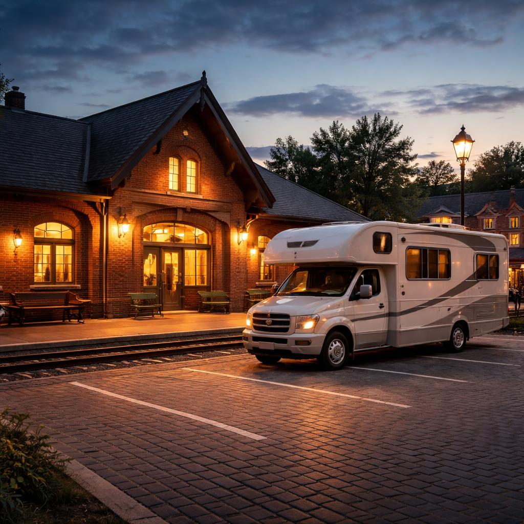 Use Overnight Train Station Parking to Escape Highway Construction Delays and Discover Historic Town Centers