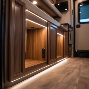 Install Motion-Activated LED Strip Lighting Under RV Cabinets to Prevent Late-Night Cooking Injuries and Preserve Sleep Cycles