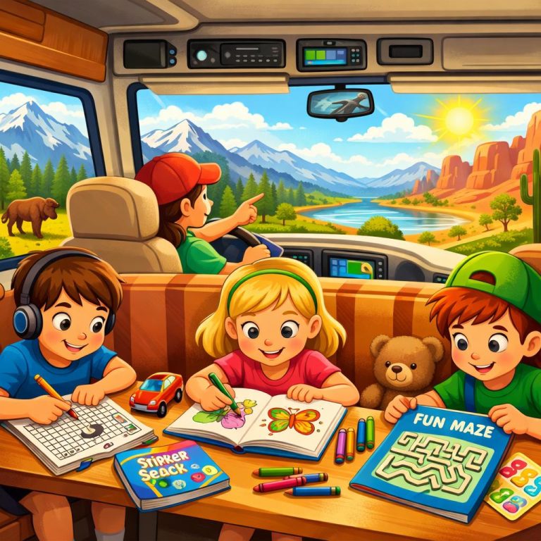 iscover proven strategies to keep children engaged during family RV trips without relying on screens