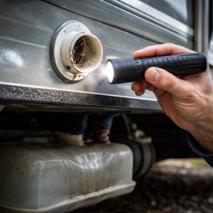 Diagnosing RV Fresh Water Tank Vent Blockages That Cause Tank Collapse and Pump Damage