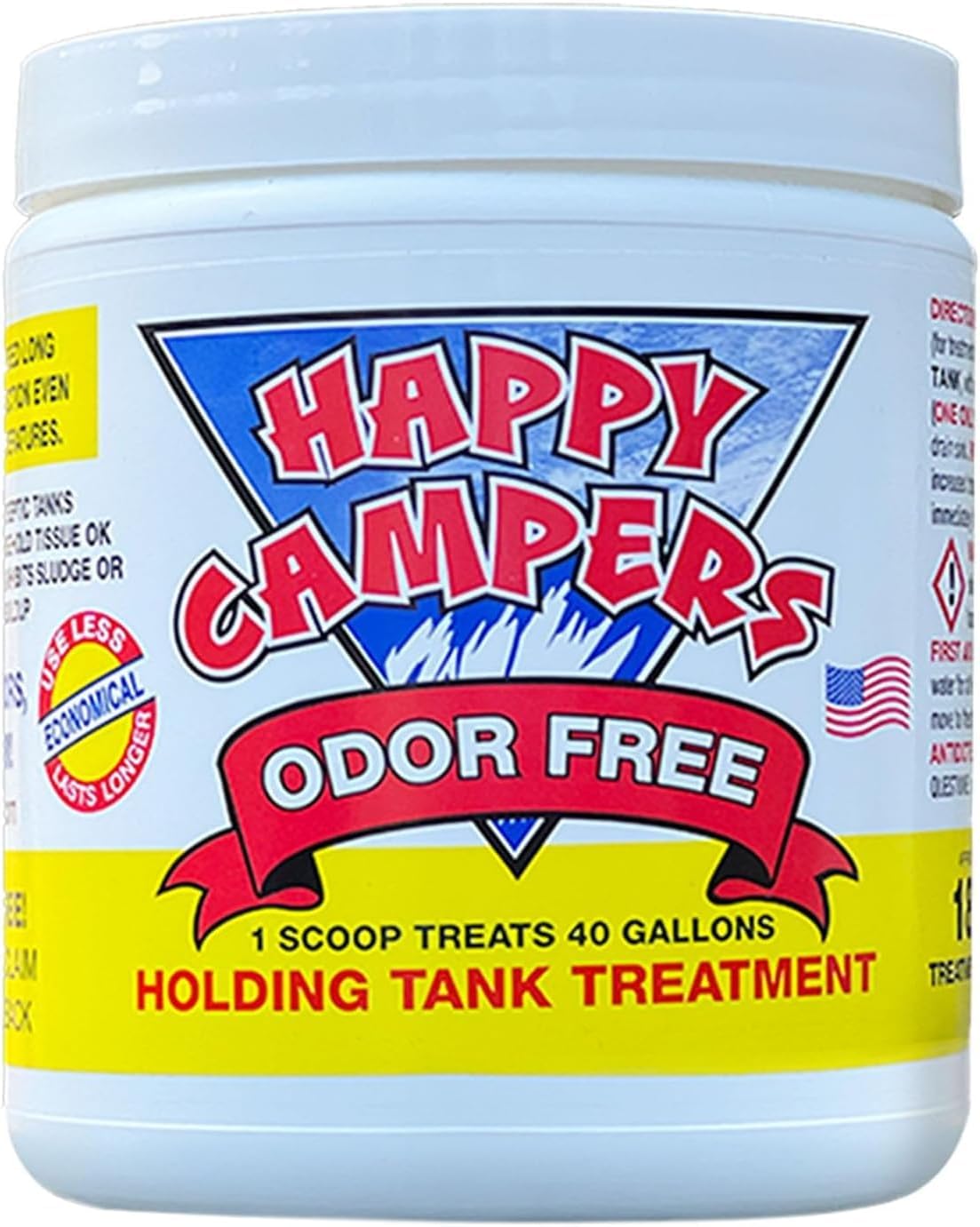 Happy Campers organic RV holding tank treatment granular powder