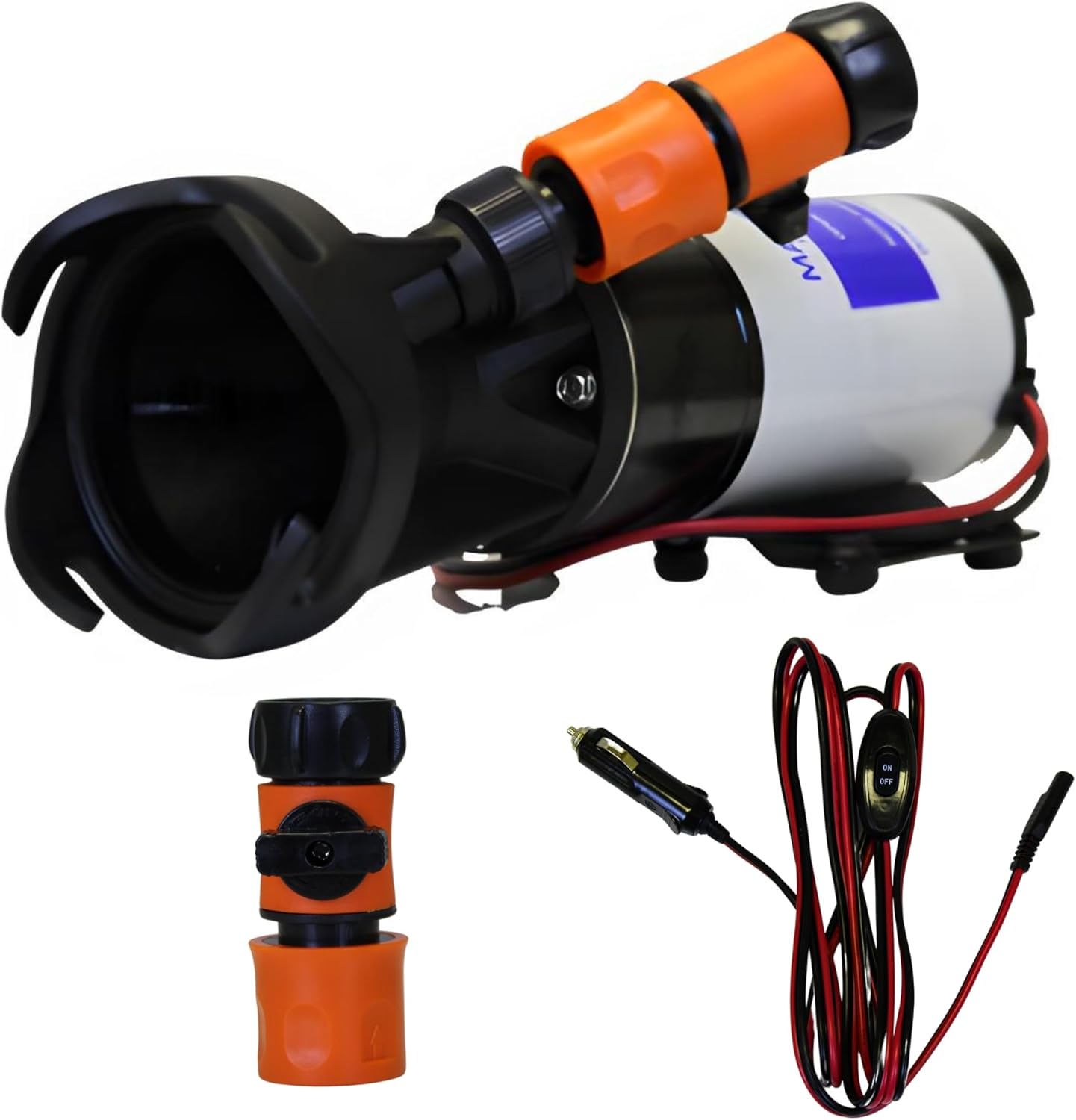 SewerFlo Quick Release RV macerator pump portable 12V