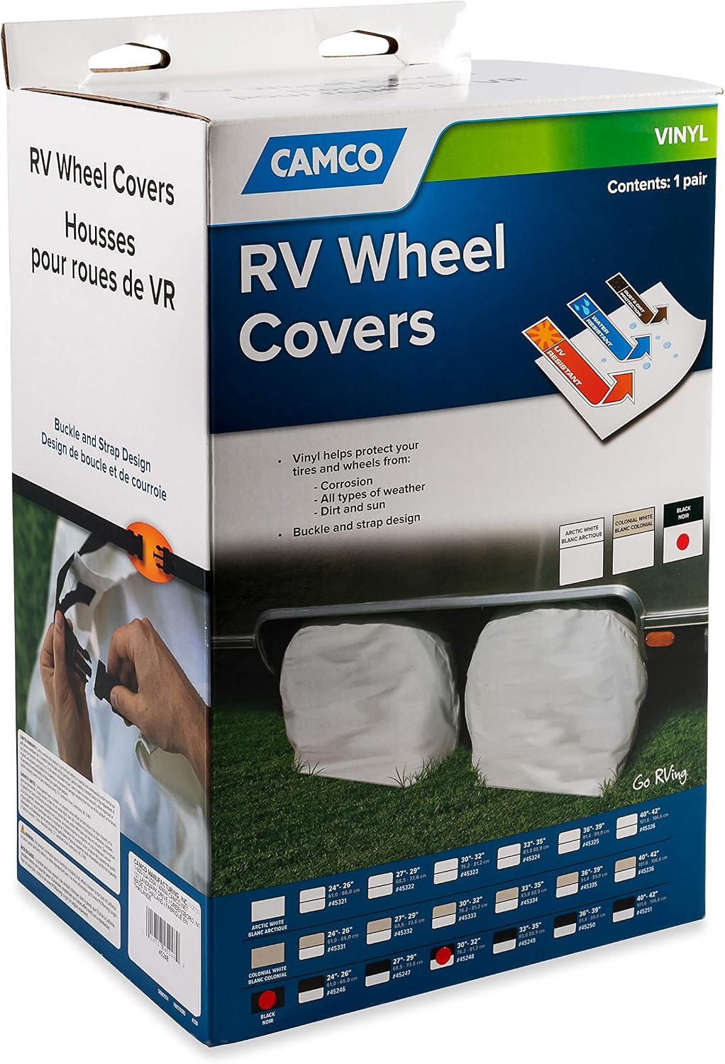 Best RV tire covers for UV protection